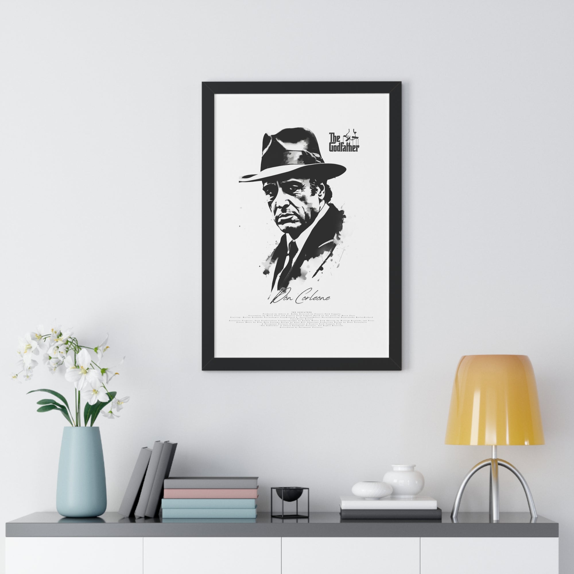 Don Corleone Framed Vertical Poster
