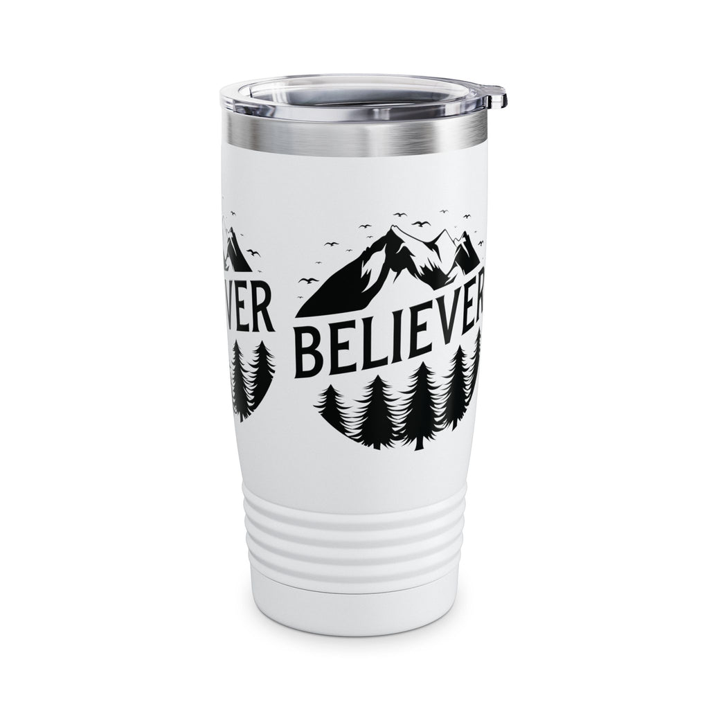 Believer Ringneck Tumbler - 20oz Inspirational Travel Mug