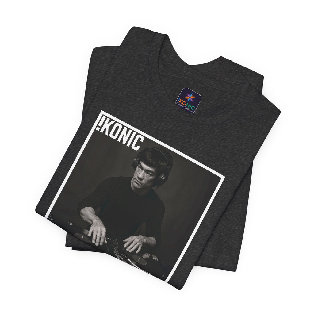 IKONIC Unisex Jersey Tee - Casual Graphic Top for Sports Fans, Everyday Wear, Gift for Him/Her, Street Style Fashion, Bruce The DJ