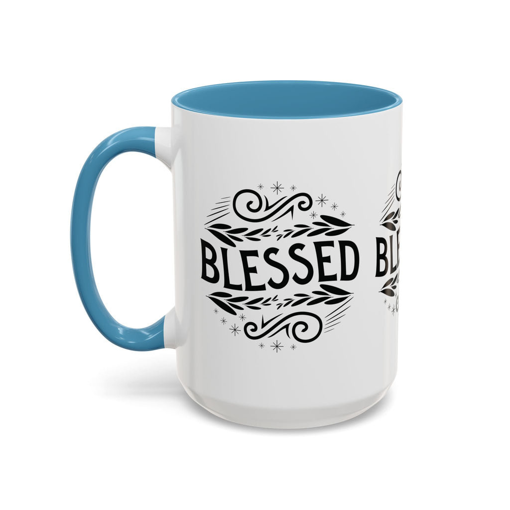 Blessed Accent Coffee Mug - Inspirational Design