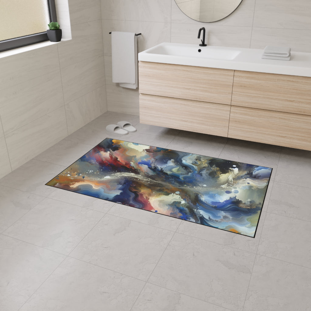 Abstract Art Heavy Duty Floor Mat - Stylish Non-Slip Area Rug for Home Decor