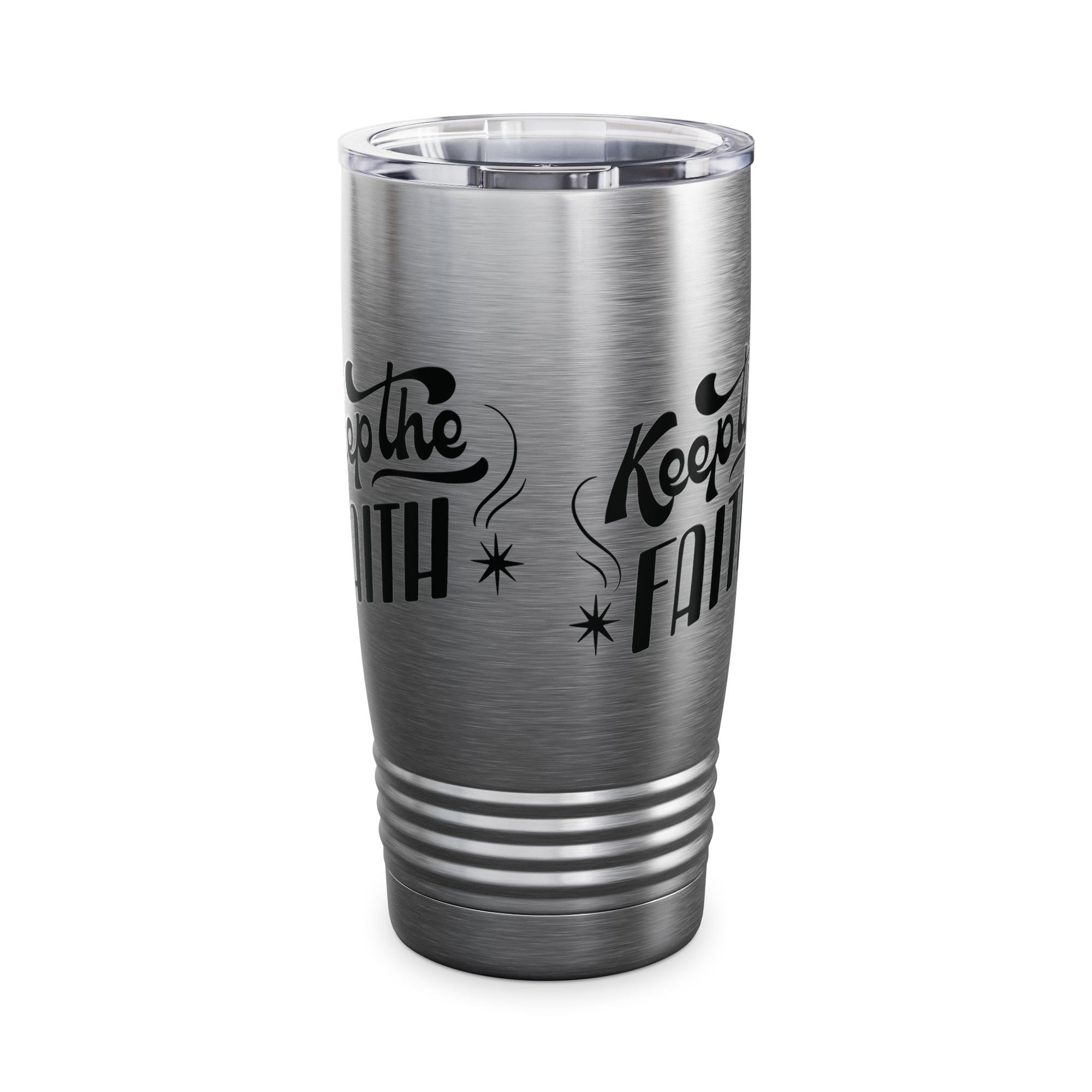 Keep the Faith Ringneck Tumbler - 20oz Inspirational Travel Mug