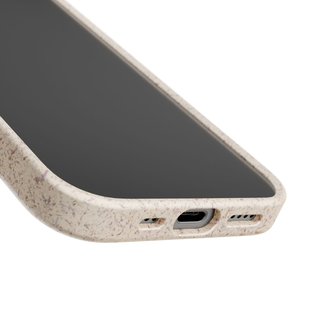 Airplane Map Biodegradable Phone Case, Eco-Friendly Phone Cover, Travel Gift, Sustainable Accessory, Nature Lover Gift