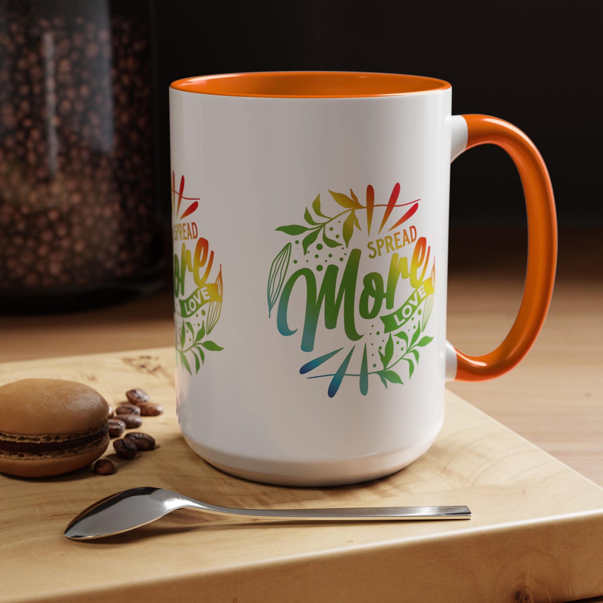 Spread more Love Accent Coffee Mug - Inspirational Design