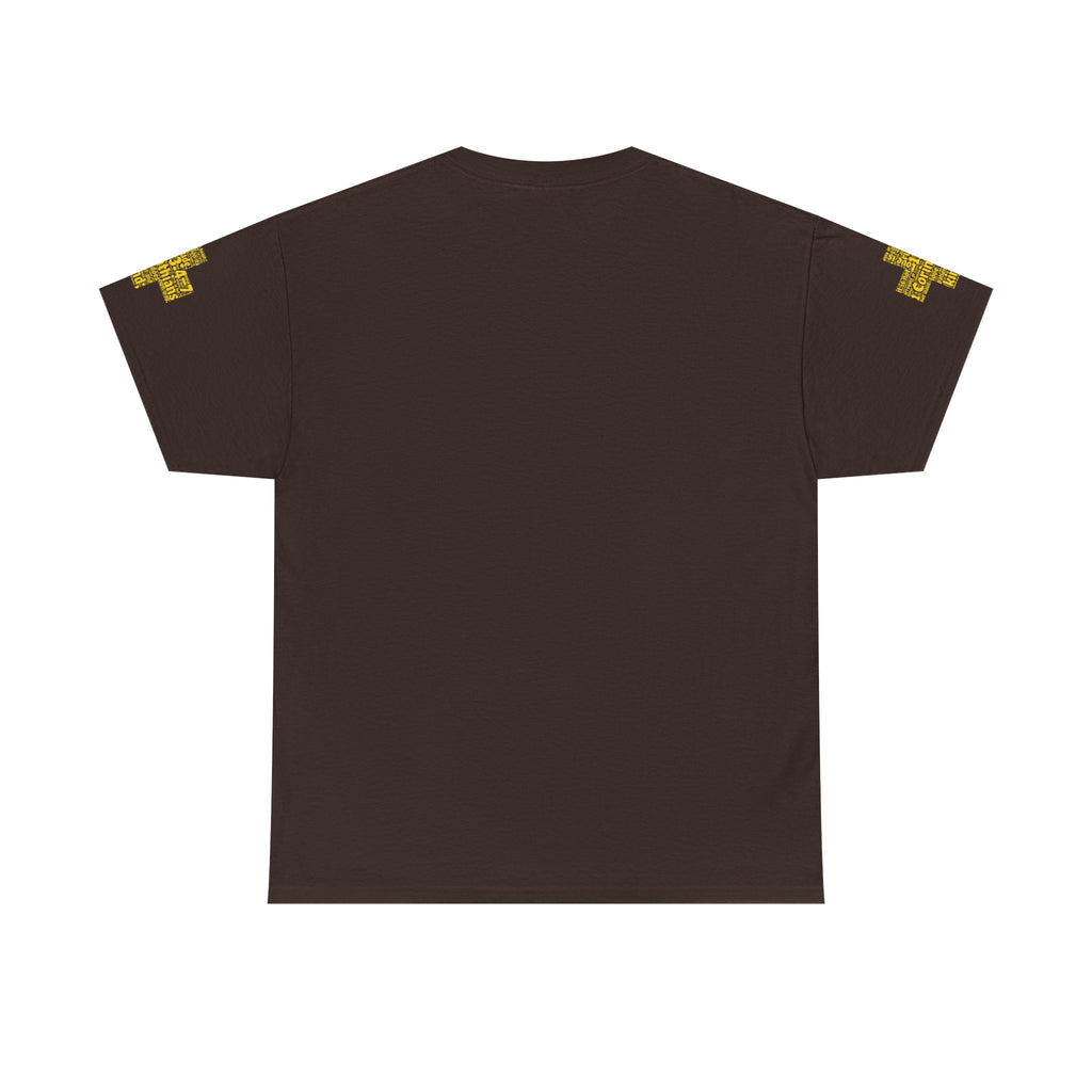 Cross Typography Unisex Tee - Corinthians 13: 4-7