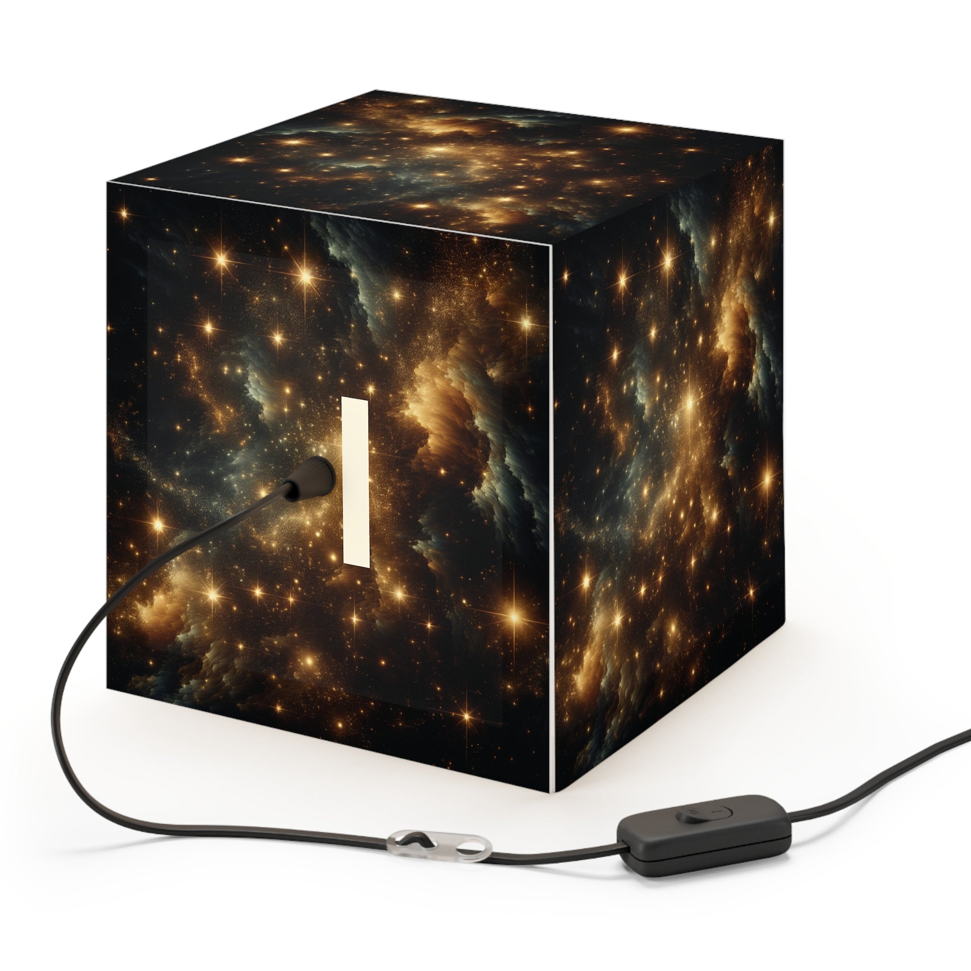 Cosmic Light Cube Lamp - Starry Night Home Decor