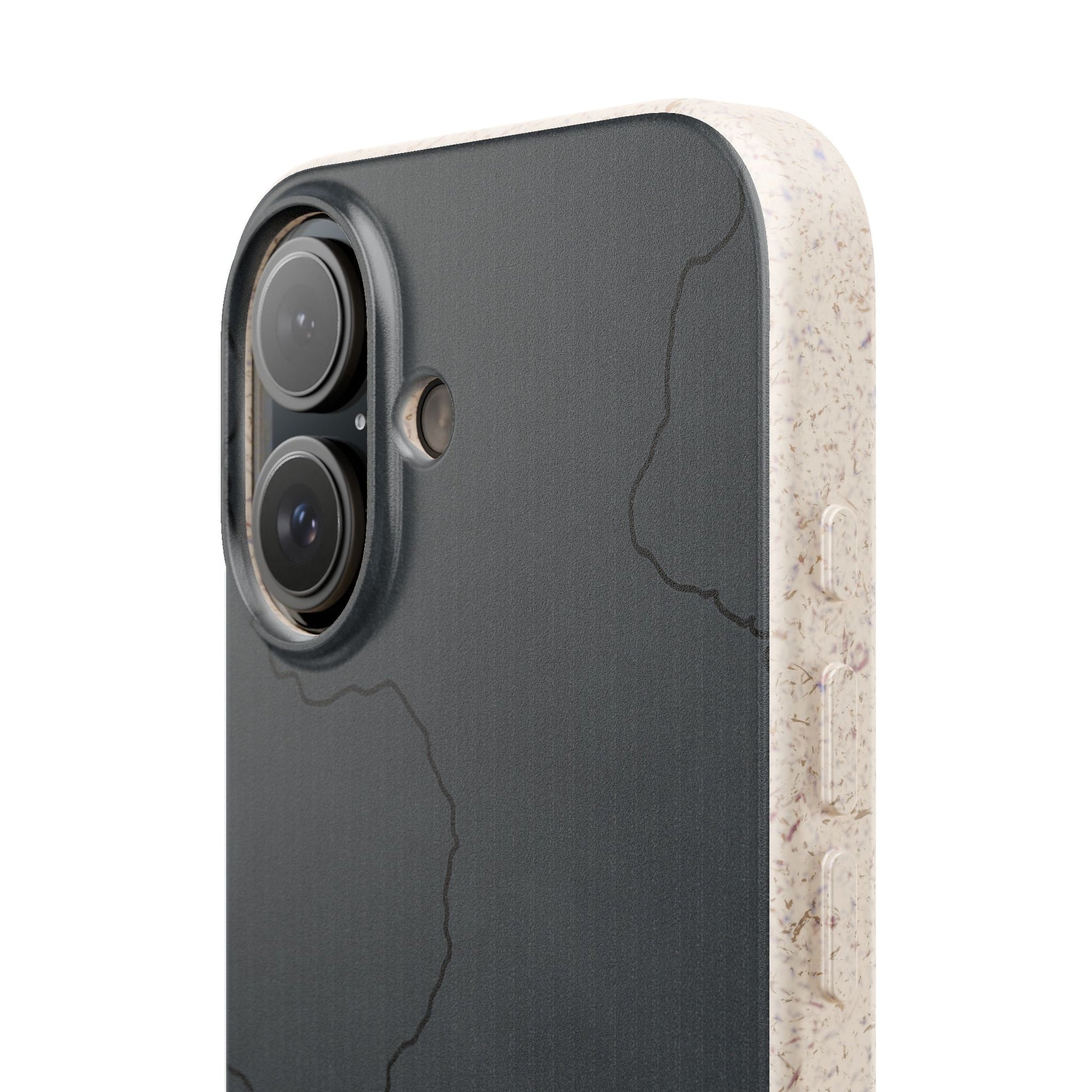 Airplane Map Biodegradable Phone Case, Eco-Friendly Phone Cover, Travel Gift, Sustainable Accessory, Nature Lover Gift