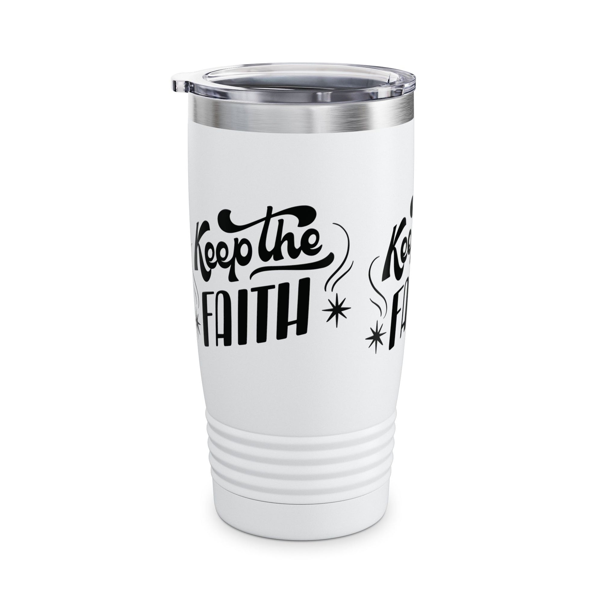 Keep the Faith Ringneck Tumbler - 20oz Inspirational Travel Mug