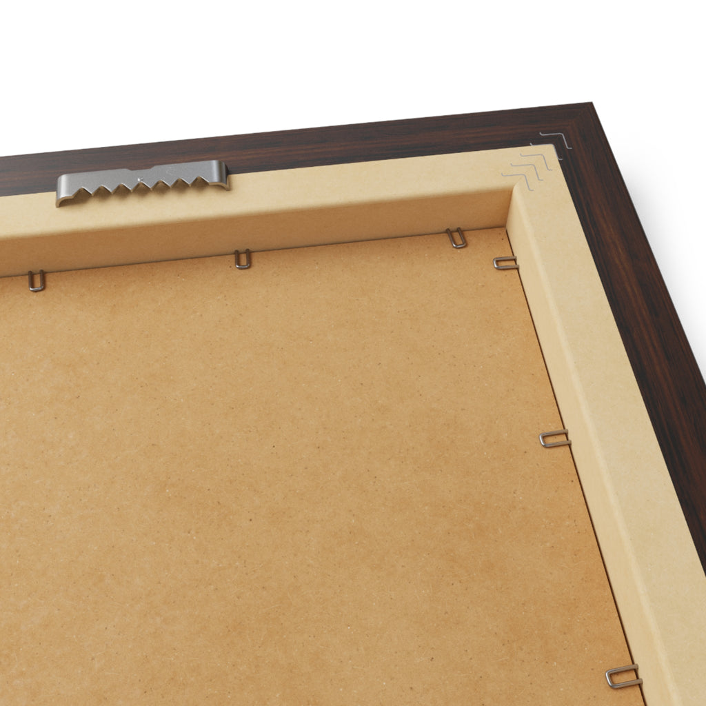 Minimalist in White (Execution) - Framed Vertical Poster