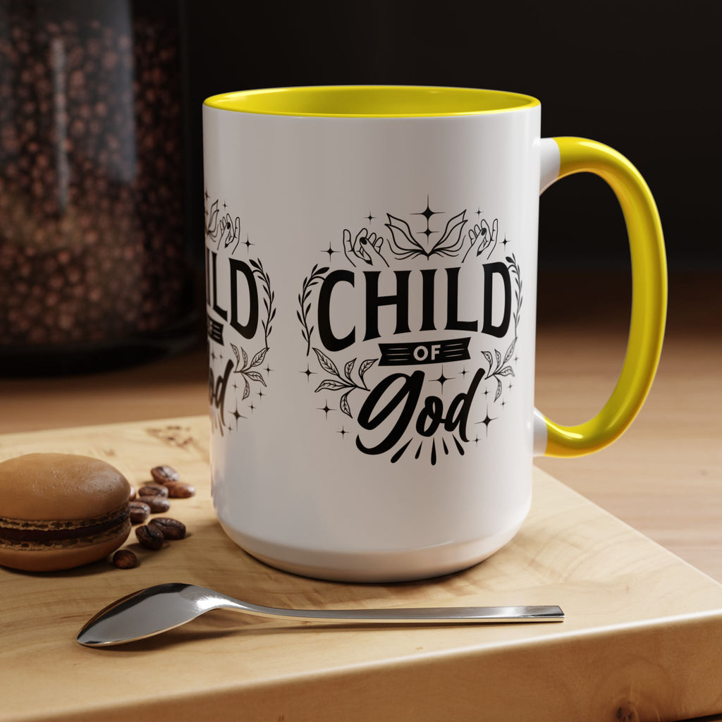 Child of God Accent Coffee Mug - Inspirational Design