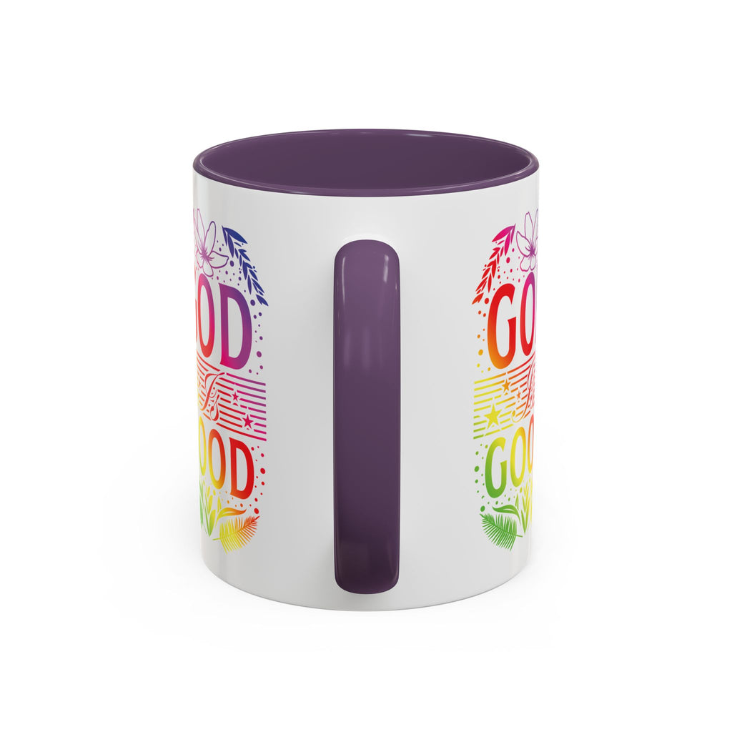 God is Good Accent Coffee Mug - Inspirational Design