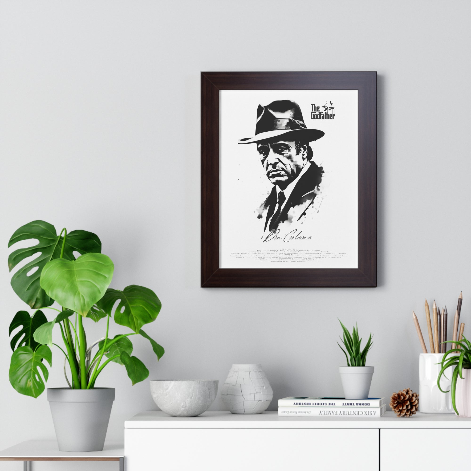 Don Corleone Framed Vertical Poster