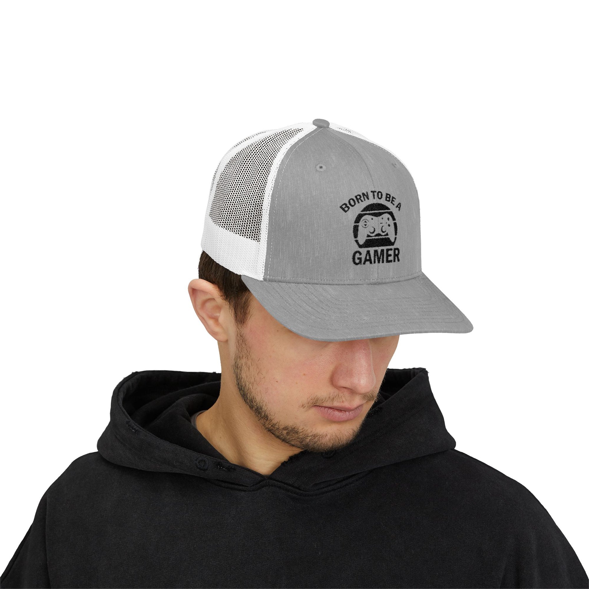 Born to Be a Gamer Snapback Trucker Cap - Perfect Gift for Gamers