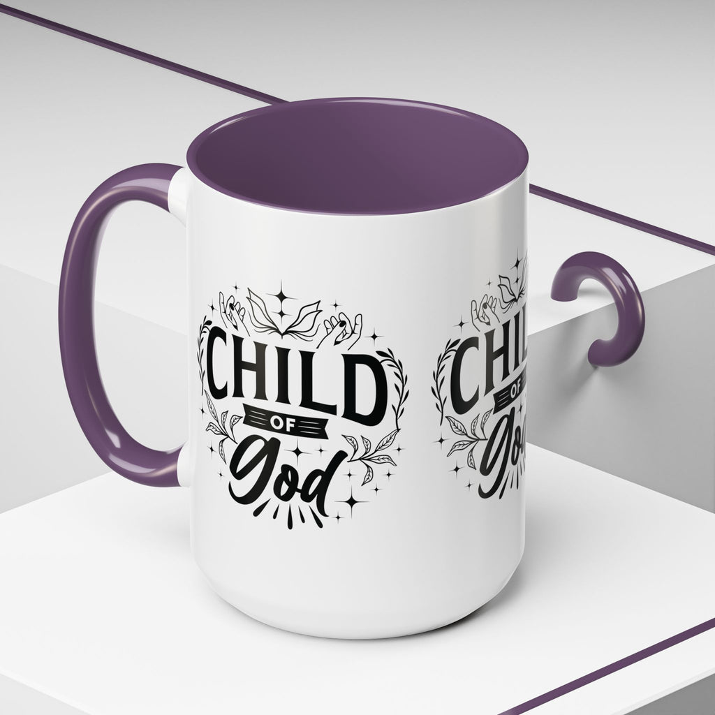 Child of God Accent Coffee Mug - Inspirational Design