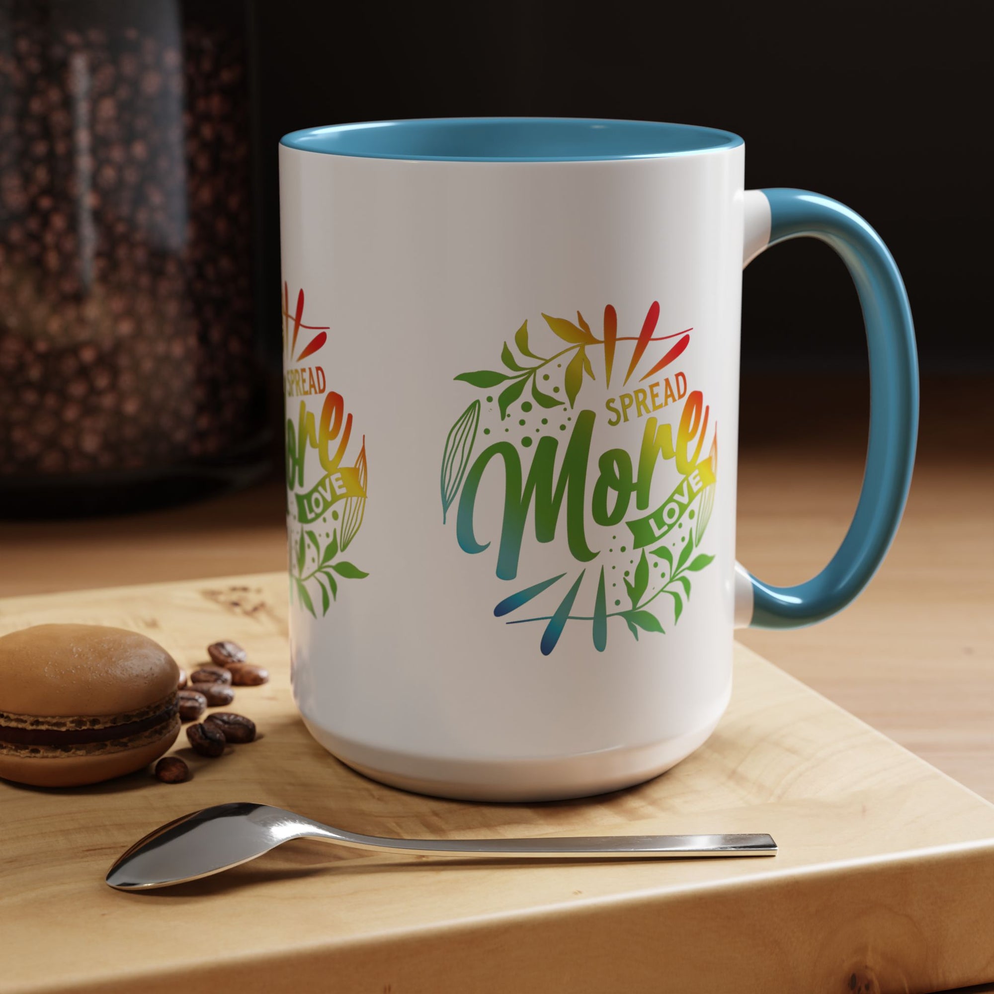 Spread more Love Accent Coffee Mug - Inspirational Design