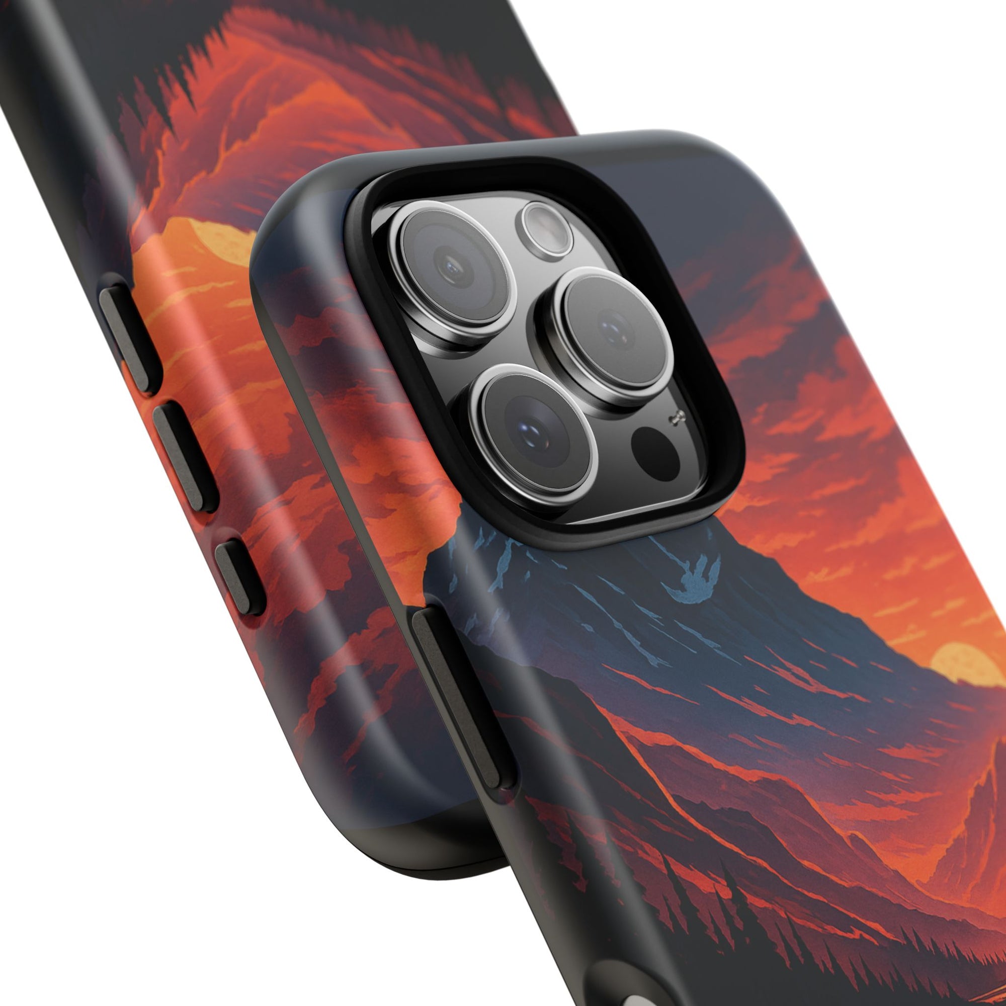 Mountain Sunset Phone Case, Nature Inspired Case, Tough Cases, Gift for Adventurers, Phone Accessories