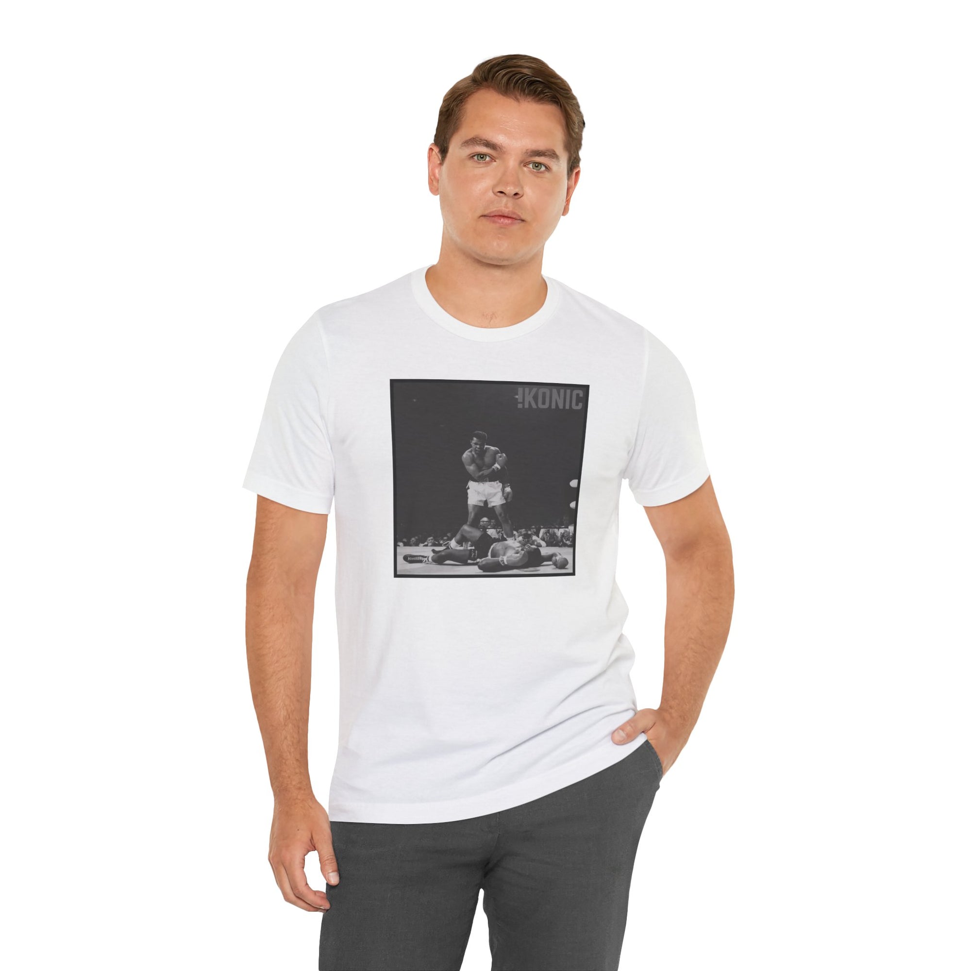 IKONIC Unisex Jersey Tee - Casual Graphic Top for Sports Fans, Everyday Wear, Gift for Him/Her, Street Style Fashion, The Boxer