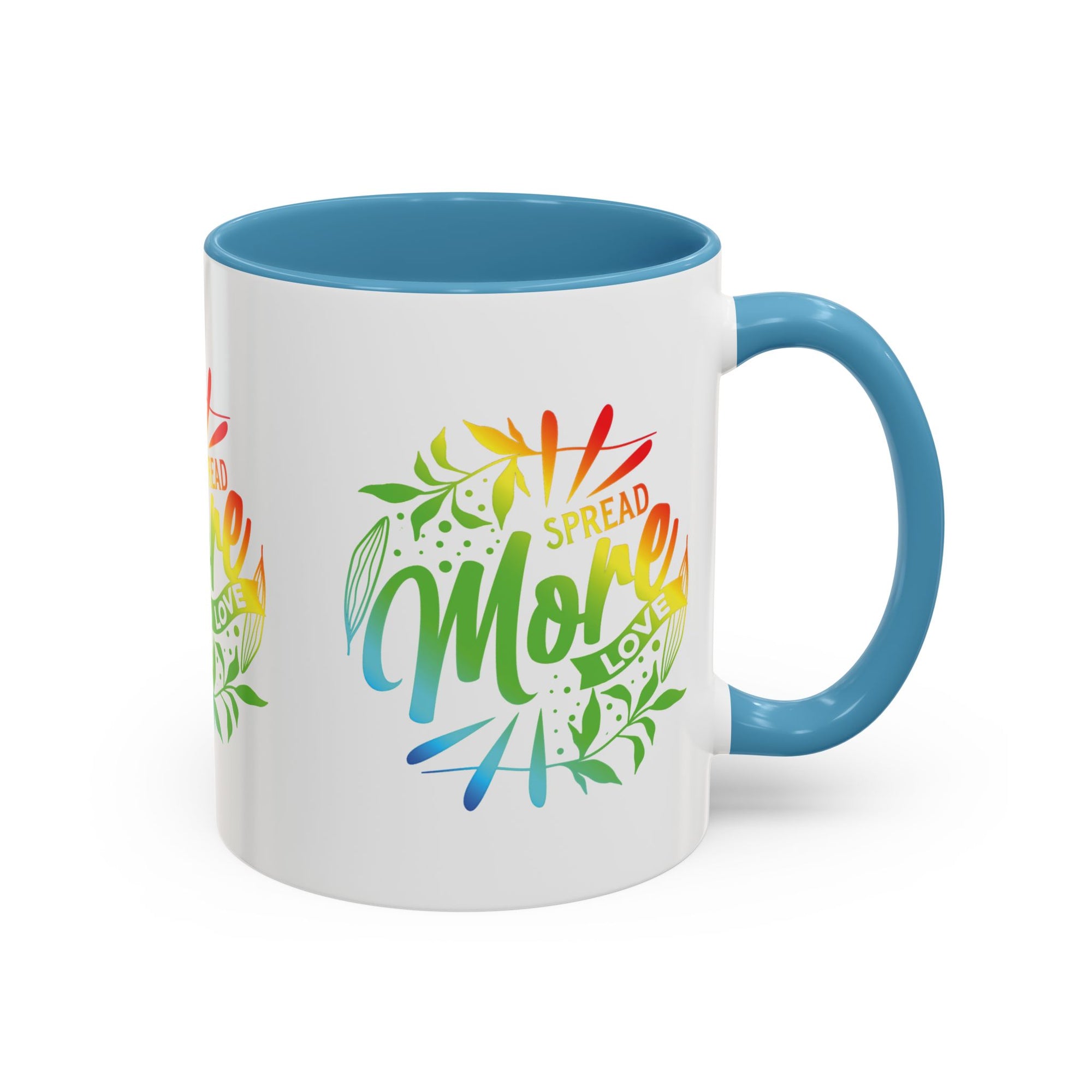 Spread more Love Accent Coffee Mug - Inspirational Design