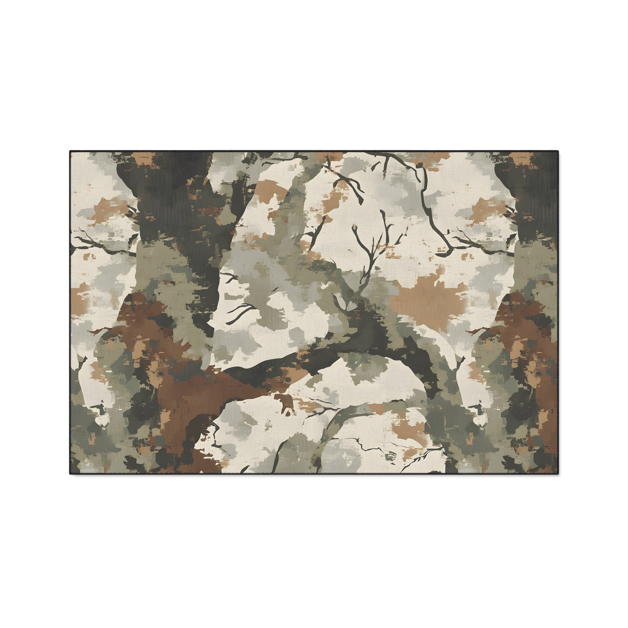 Camo Heavy Duty Floor Mat - Durable & Stylish Home Decor for Indoor/Outdoor Use