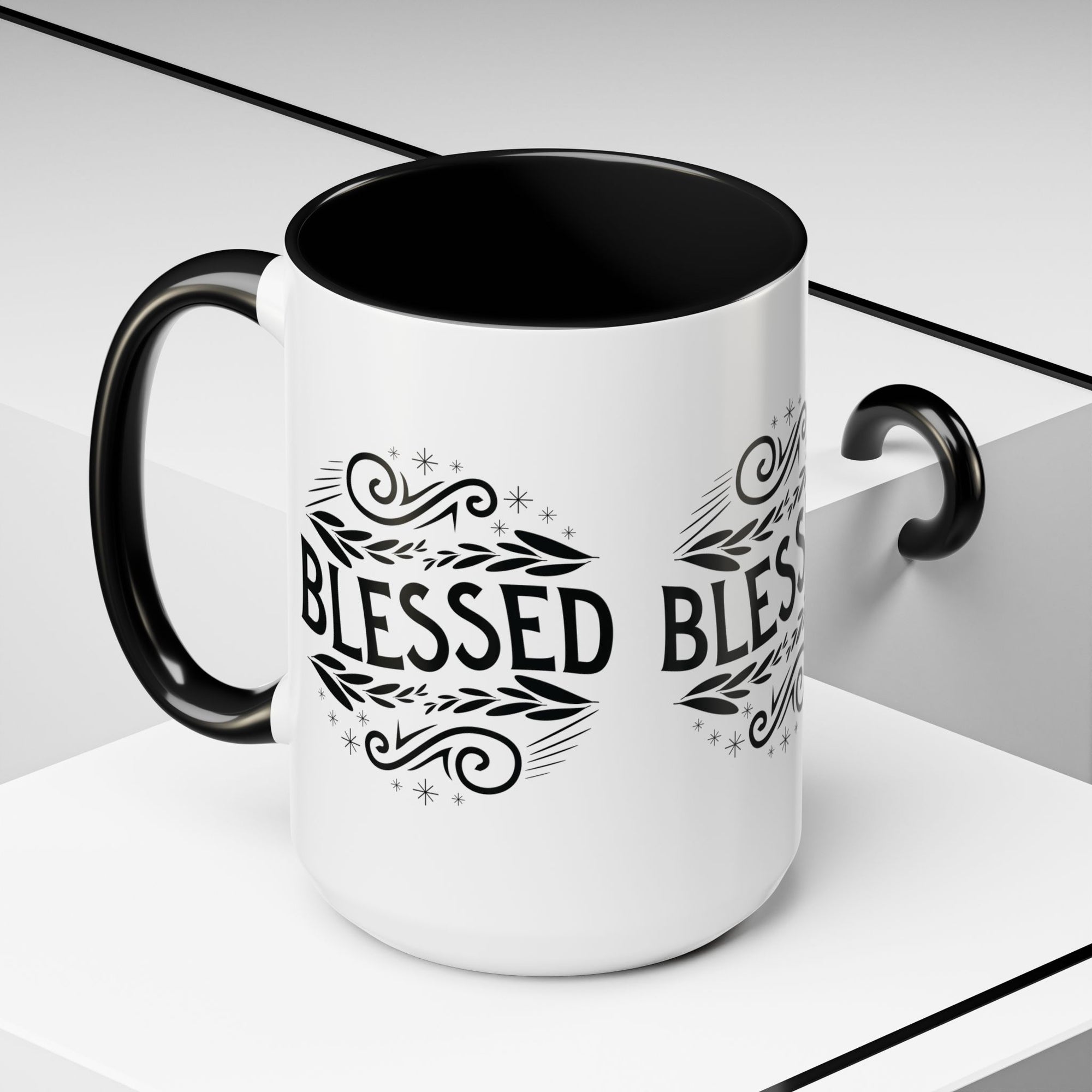 Blessed Accent Coffee Mug - Inspirational Design