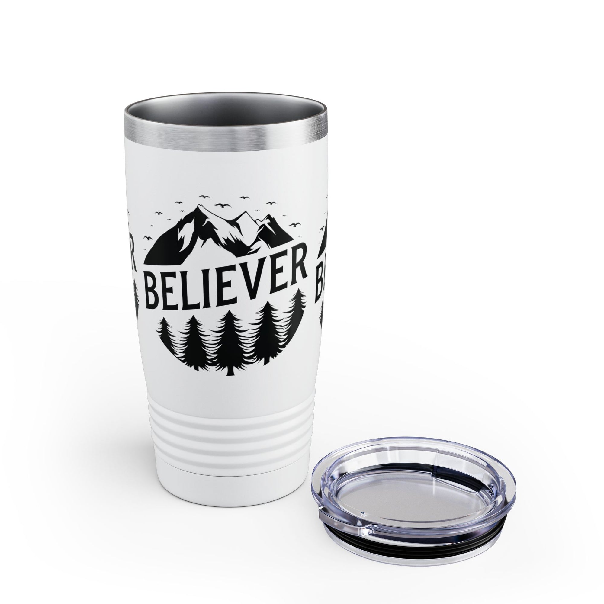 Believer Ringneck Tumbler - 20oz Inspirational Travel Mug