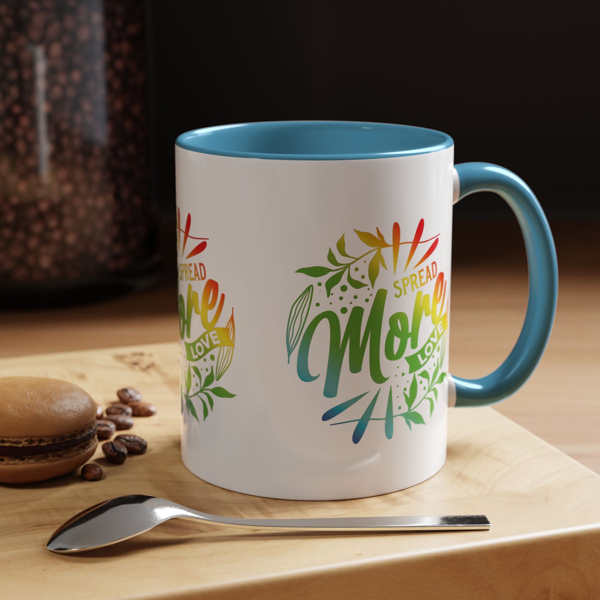 Spread more Love Accent Coffee Mug - Inspirational Design