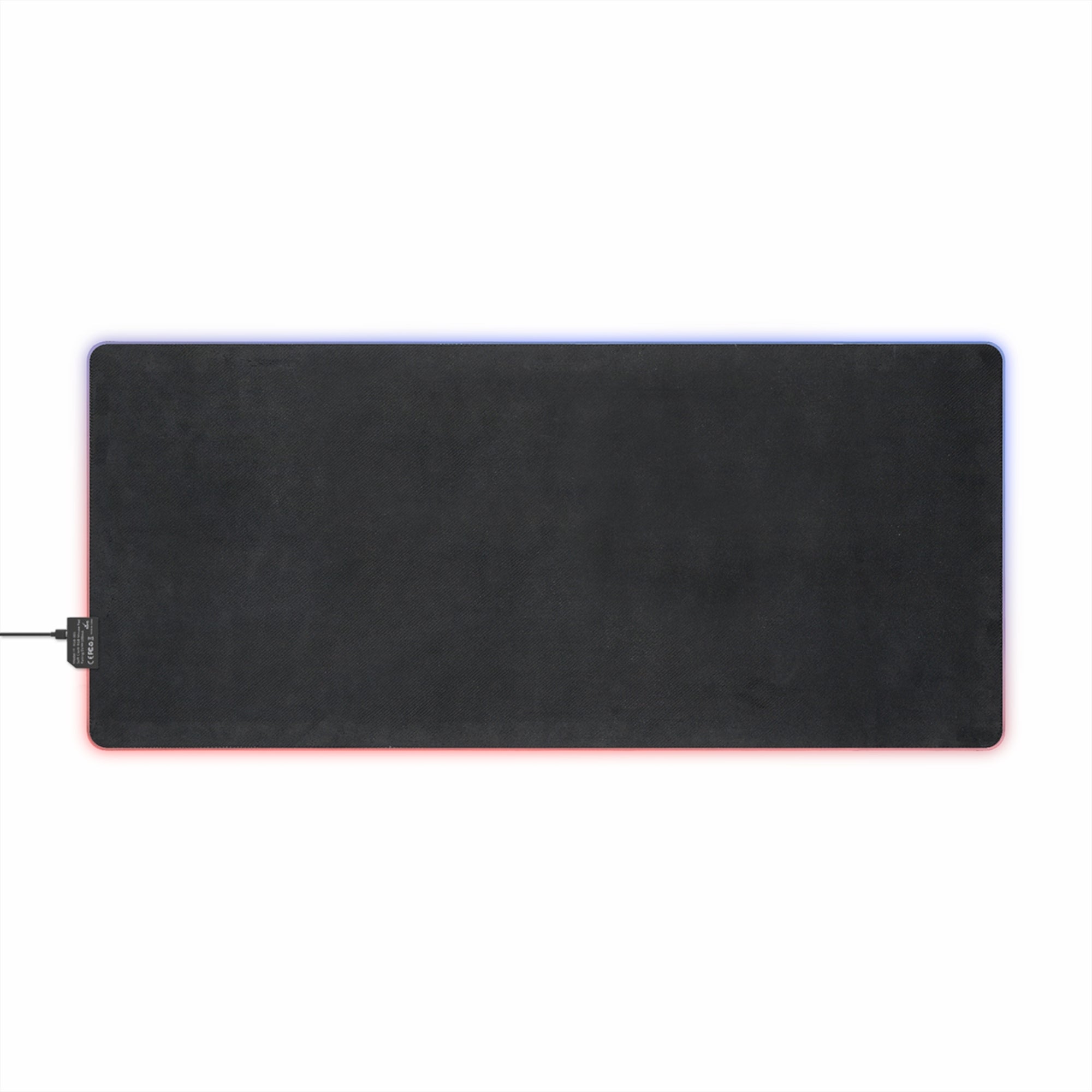 Floral LED Gaming Mouse Pad - Elegant Blue Design for Gamers