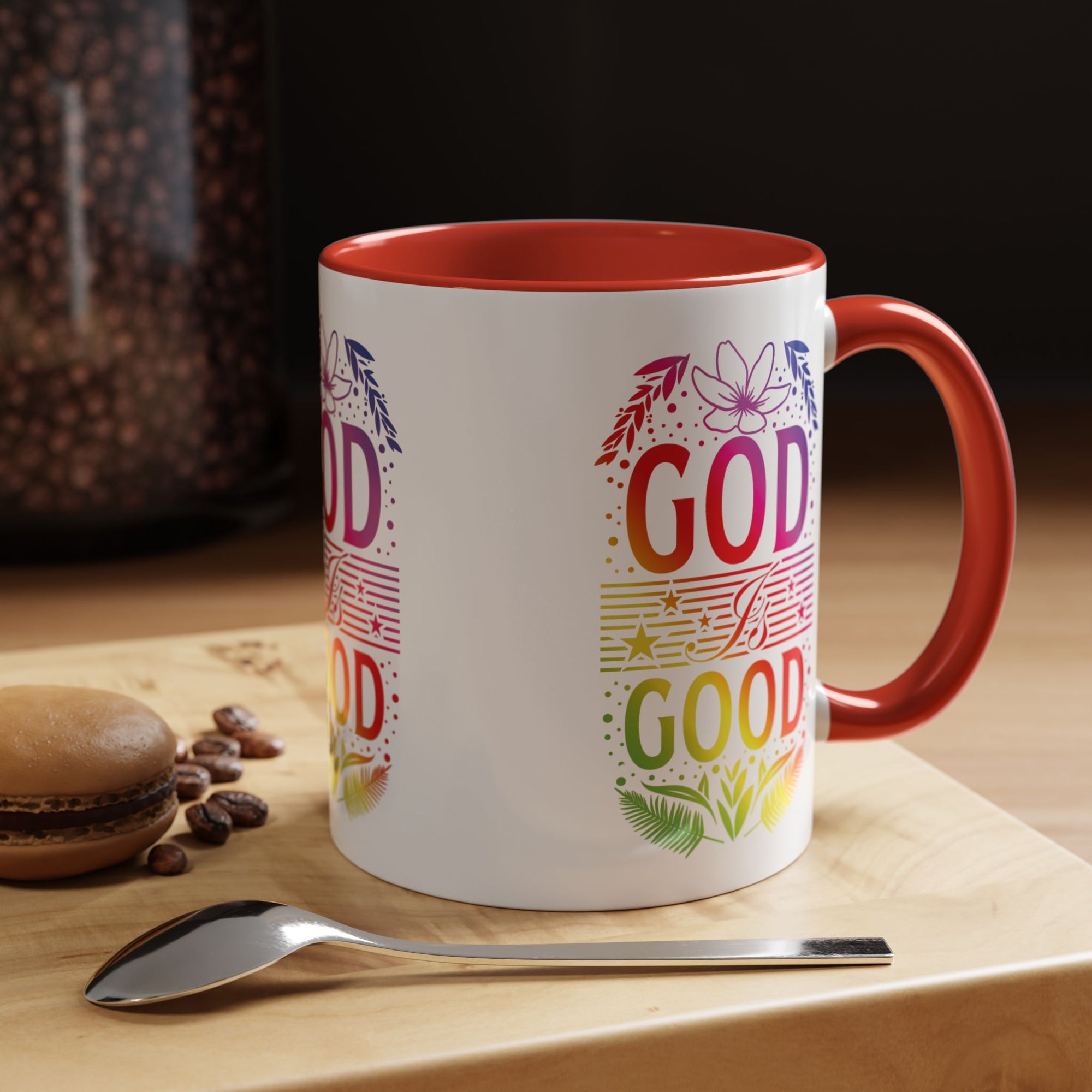 God is Good Accent Coffee Mug - Inspirational Design