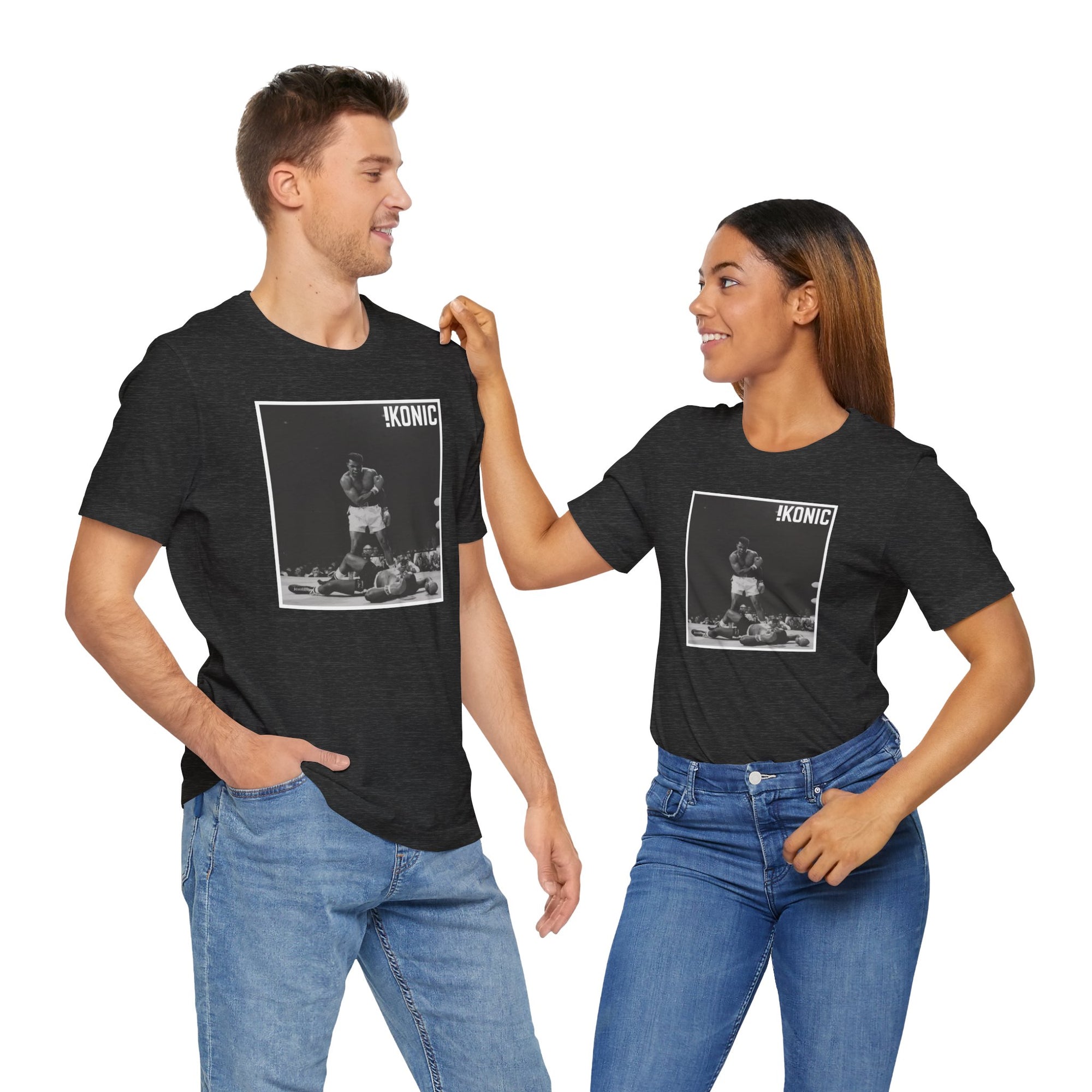 IKONIC Unisex Jersey Tee - Casual Graphic Top for Sports Fans, Everyday Wear, Gift for Him/Her, Street Style Fashion, The Boxer