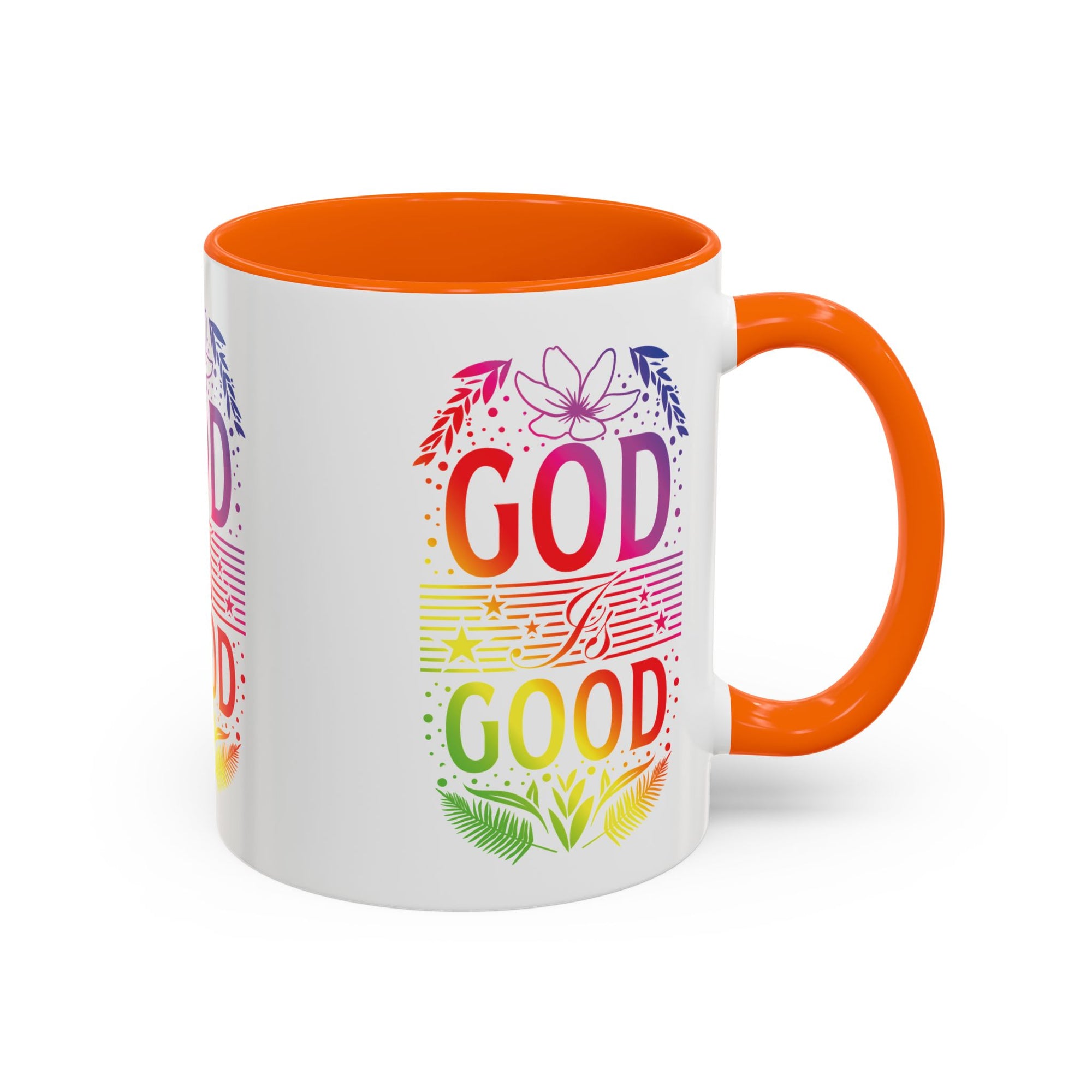God is Good Accent Coffee Mug - Inspirational Design