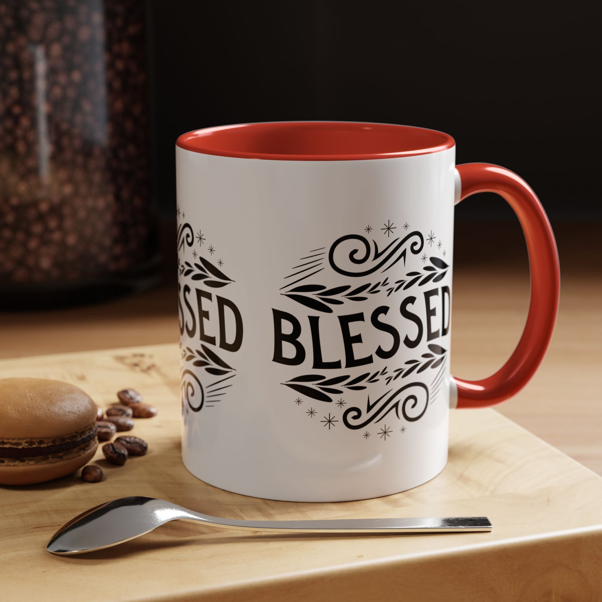 Blessed Accent Coffee Mug - Inspirational Design