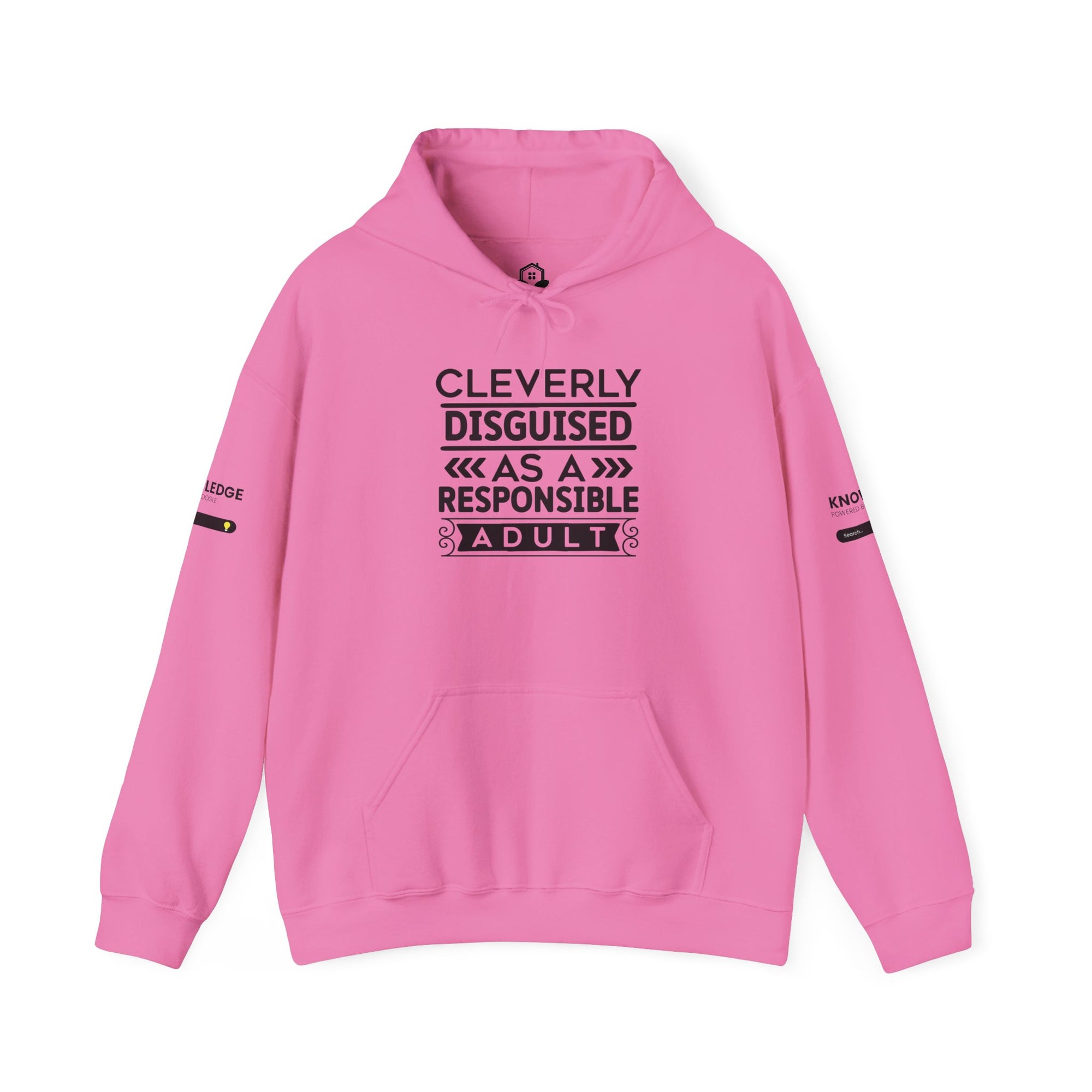Cleverly Disguised Adult Hoodie - Unisex Heavy Blend Sweatshirt