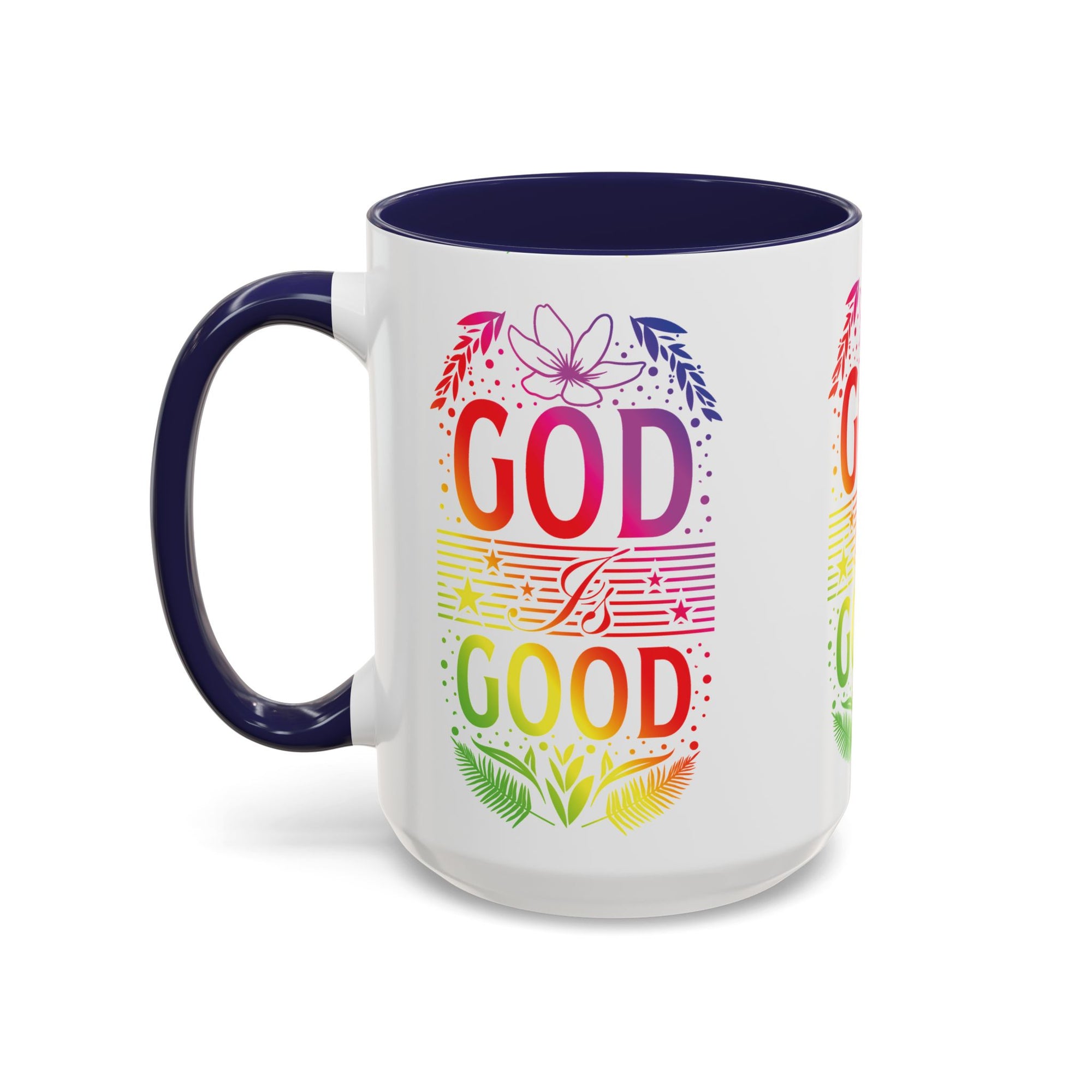 God is Good Accent Coffee Mug - Inspirational Design