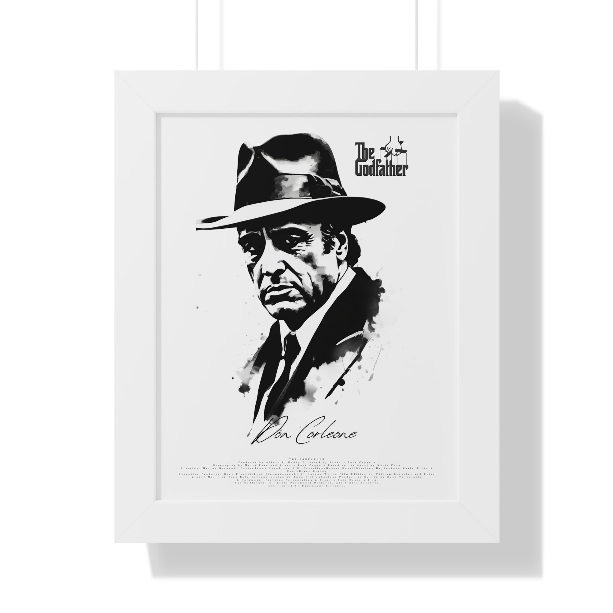 Don Corleone Framed Vertical Poster