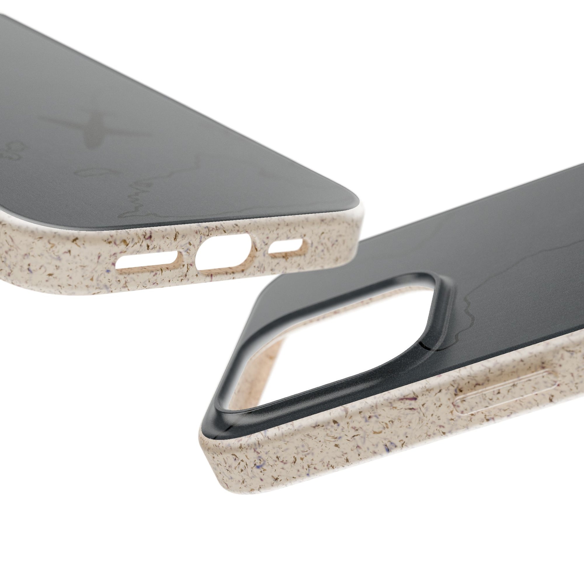 Airplane Map Biodegradable Phone Case, Eco-Friendly Phone Cover, Travel Gift, Sustainable Accessory, Nature Lover Gift
