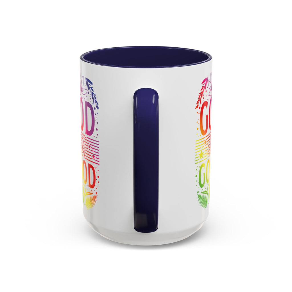 God is Good Accent Coffee Mug - Inspirational Design