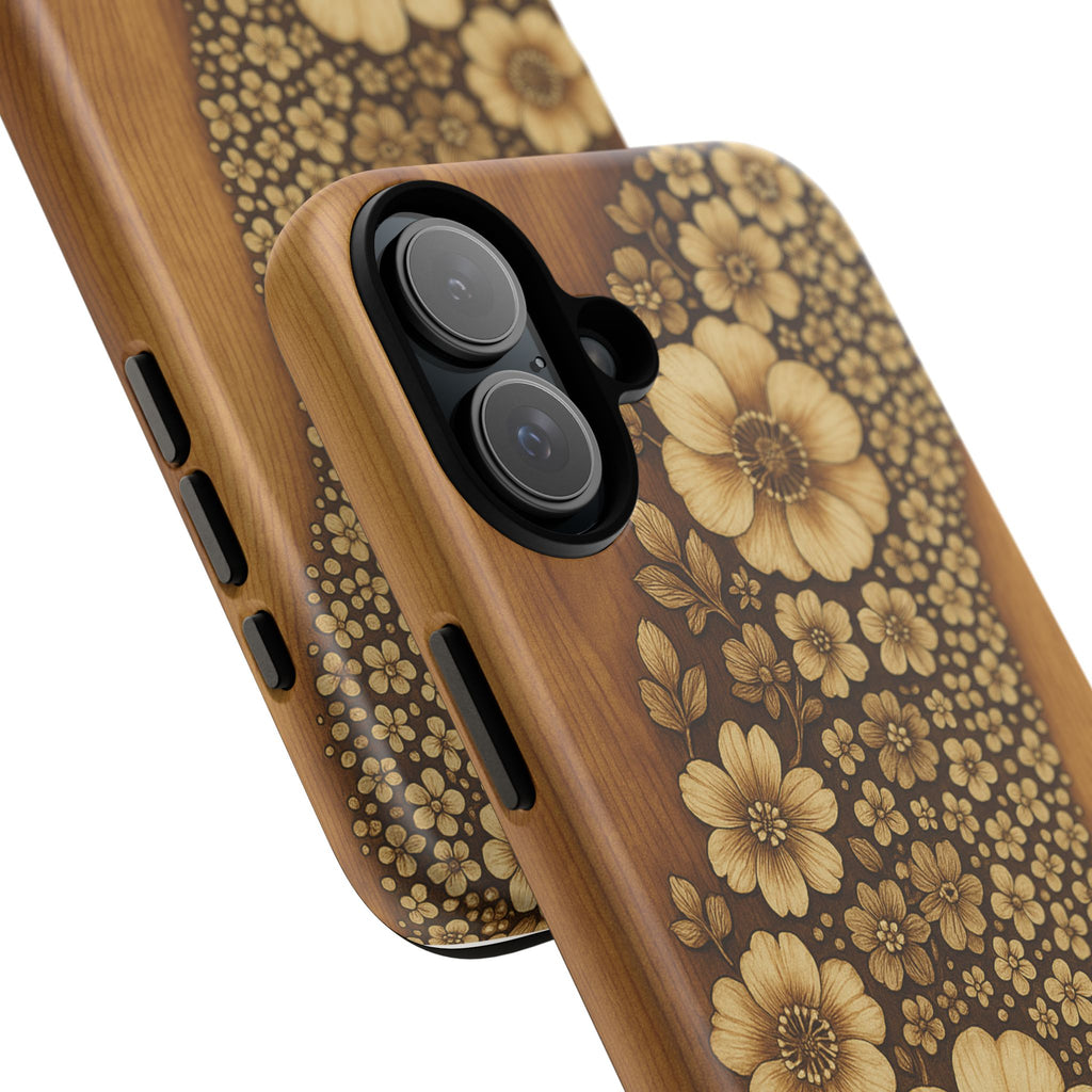 Floral Phone Case - Tough Cases, Protective Cover, Floral Design, Nature Lover Gift, Phone Accessory, Trendy Gadget