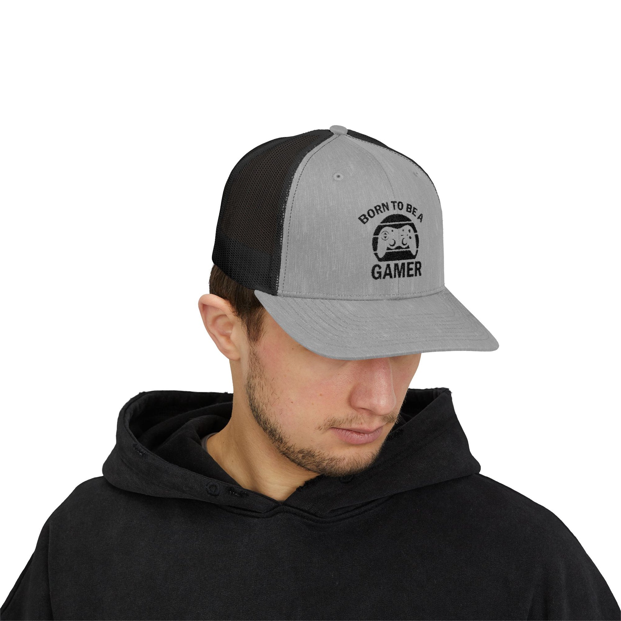 Born to Be a Gamer Snapback Trucker Cap - Perfect Gift for Gamers