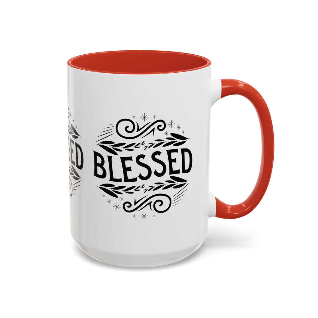 Blessed Accent Coffee Mug - Inspirational Design