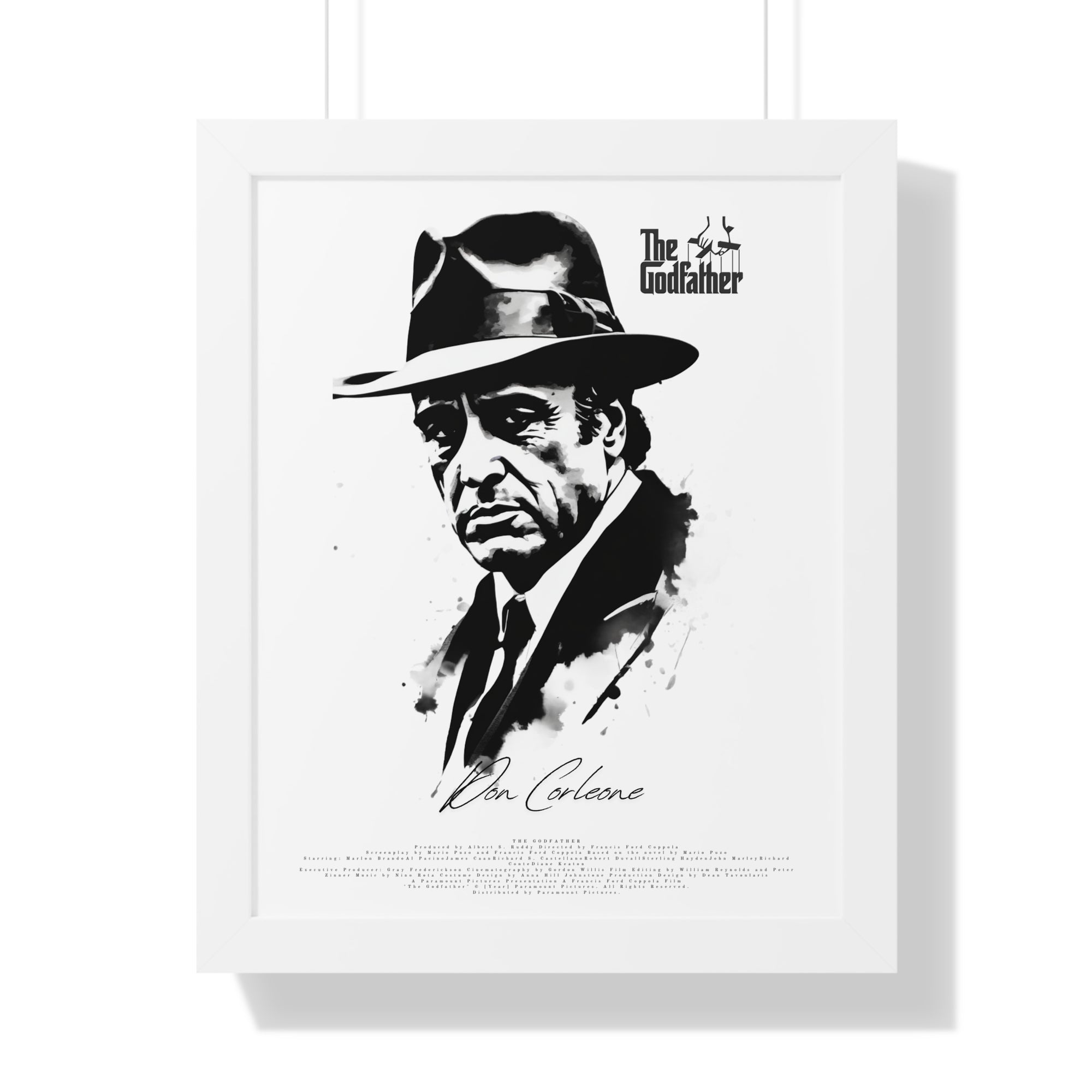 Don Corleone Framed Vertical Poster