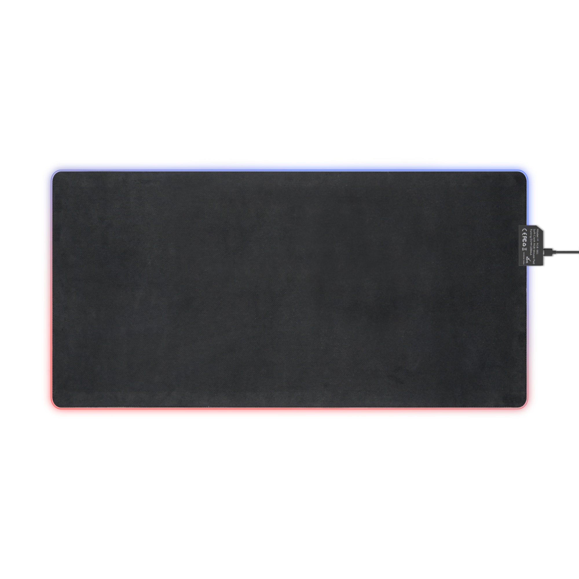 Floral LED Gaming Mouse Pad - Elegant Blue Design for Gamers
