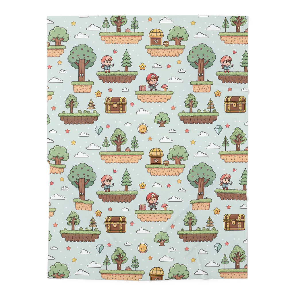 Swaddle Blanket - Fun Gamer Baby Design