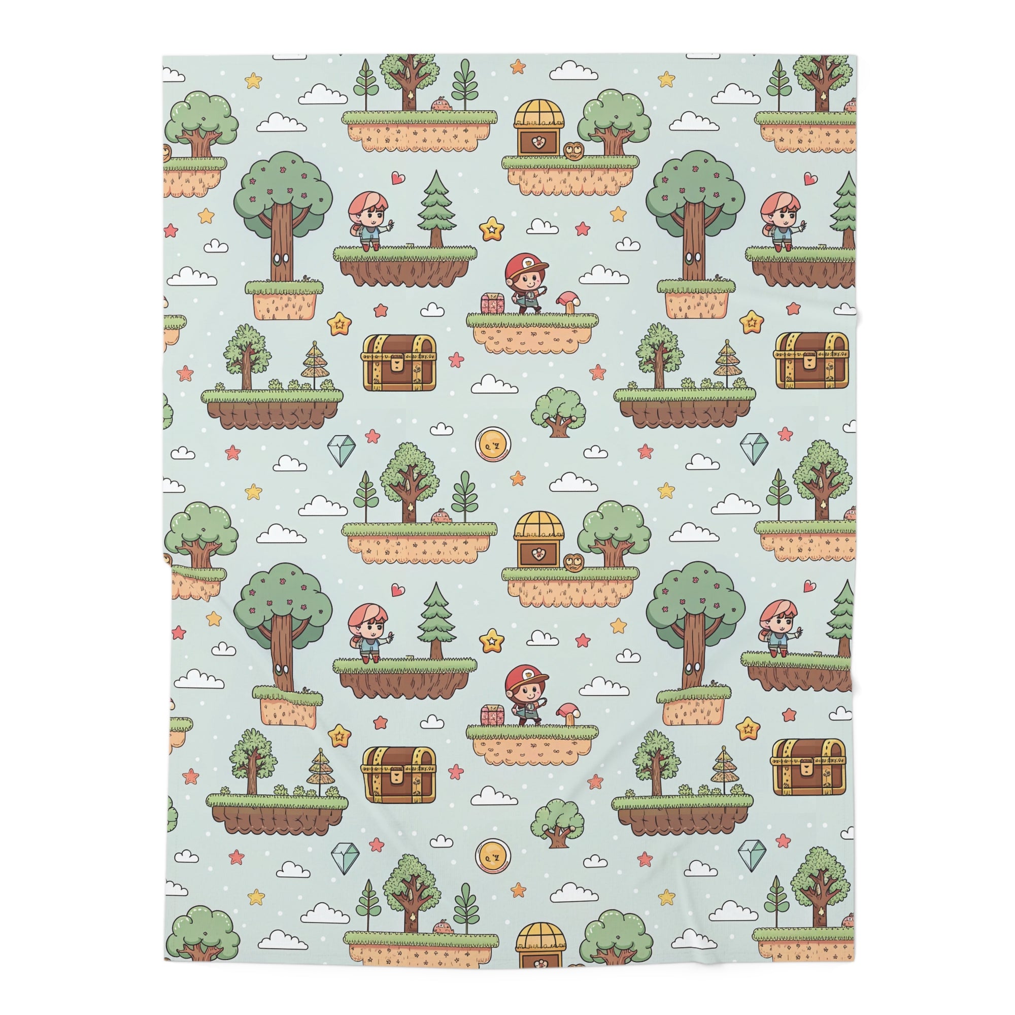 Swaddle Blanket - Fun Gamer Baby Design