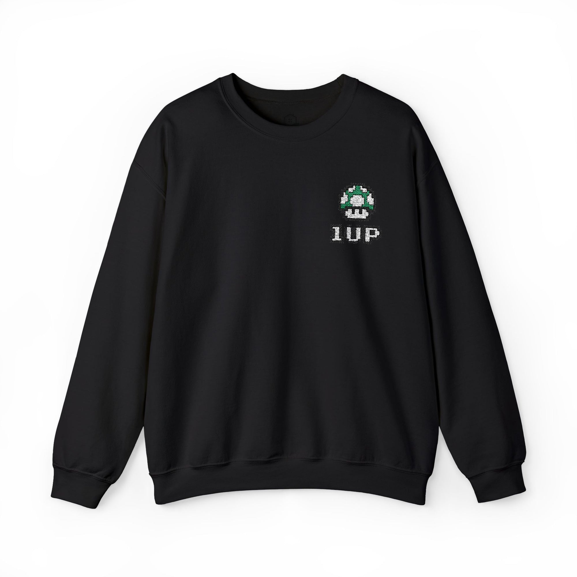 1UP Mushroom - Unisex Heavy Blend™ Crewneck Sweatshirt