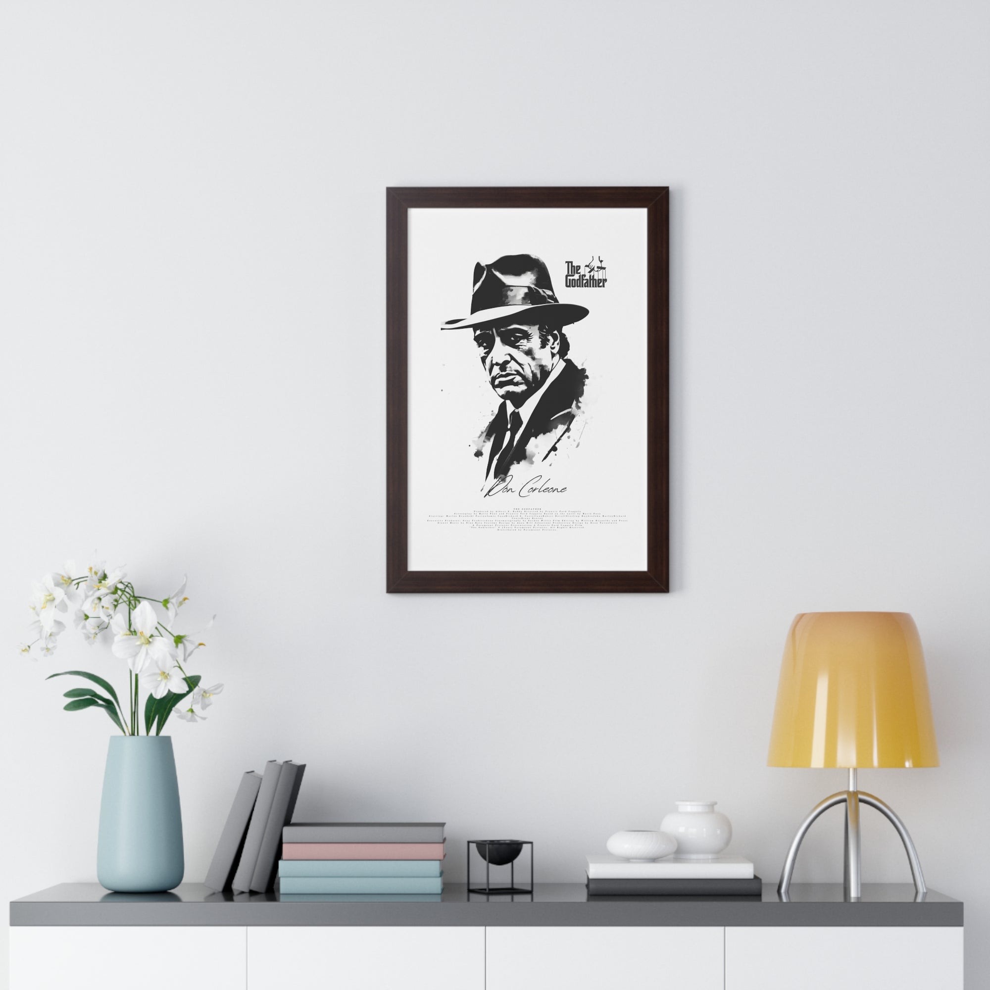 Don Corleone Framed Vertical Poster