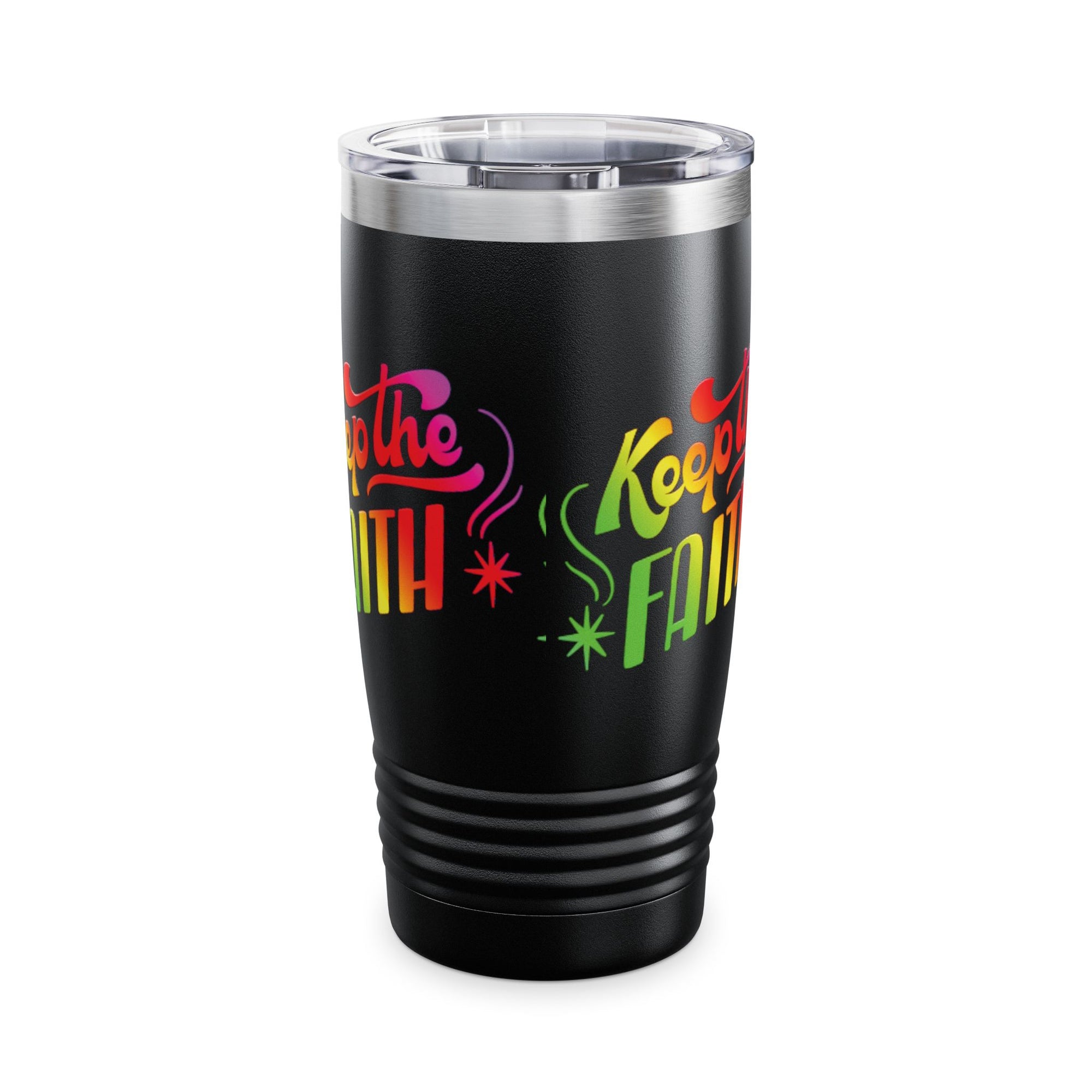 Keep the Faith Ringneck Tumbler - 20oz Inspirational Travel Mug