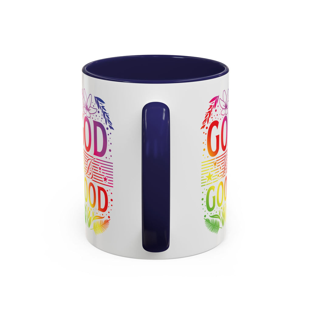 God is Good Accent Coffee Mug - Inspirational Design