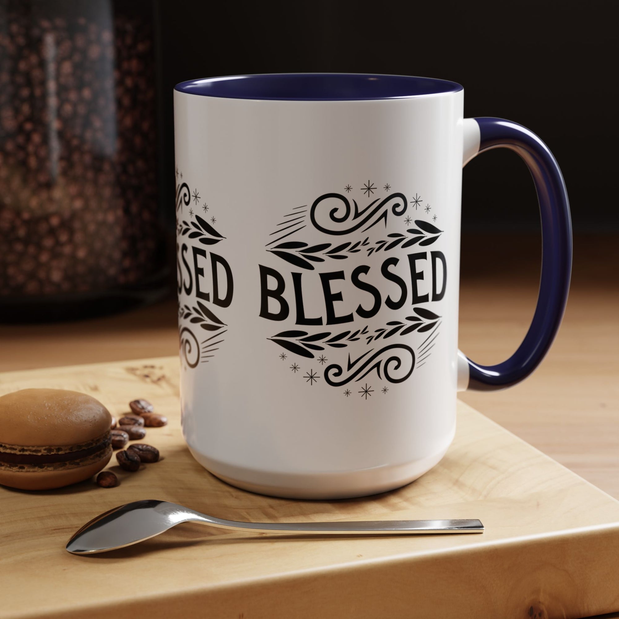 Blessed Accent Coffee Mug - Inspirational Design
