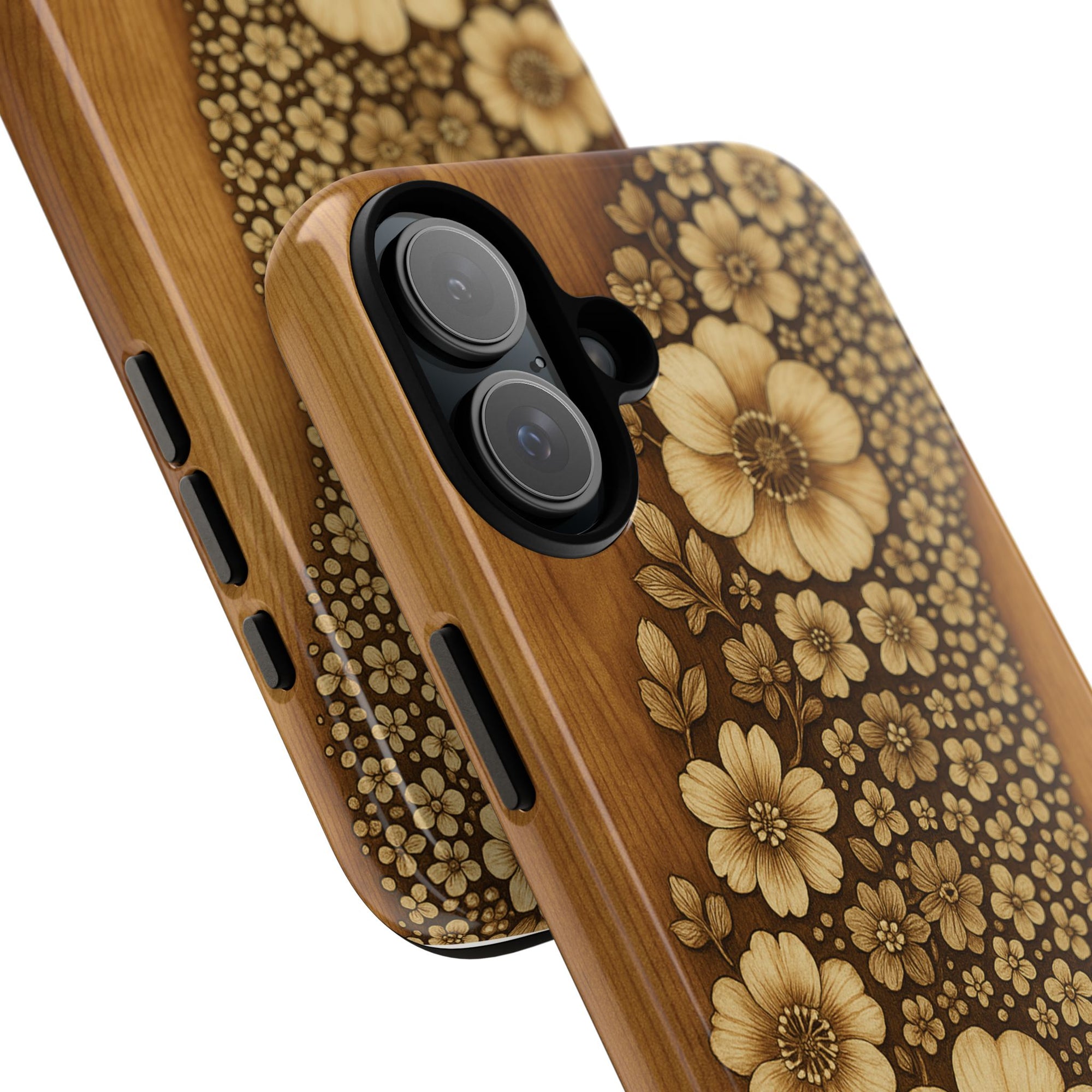 Floral Phone Case - Tough Cases, Protective Cover, Floral Design, Nature Lover Gift, Phone Accessory, Trendy Gadget