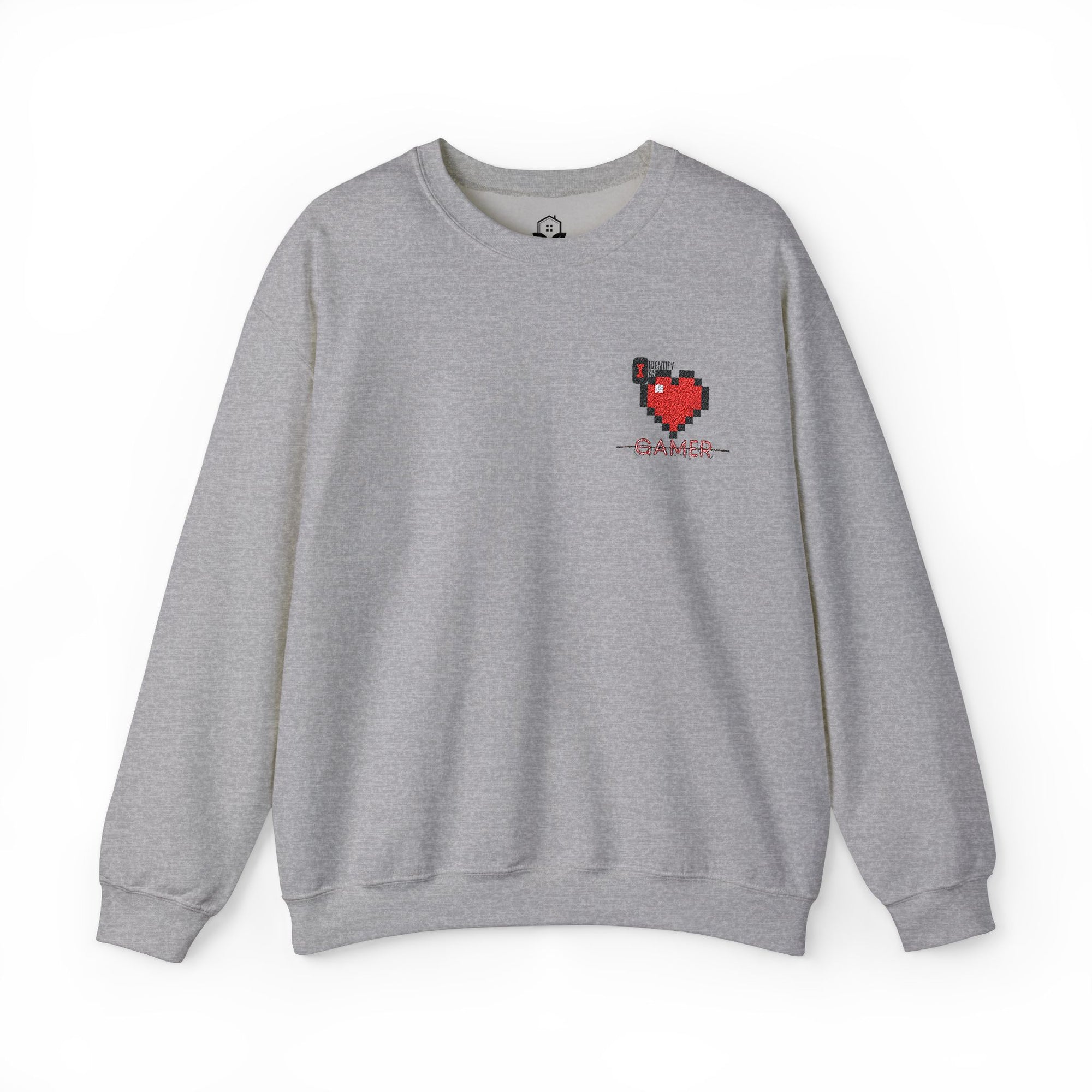 I identify as Gamer Tee - Unisex Heavy Blend™ Crewneck Sweatshirt